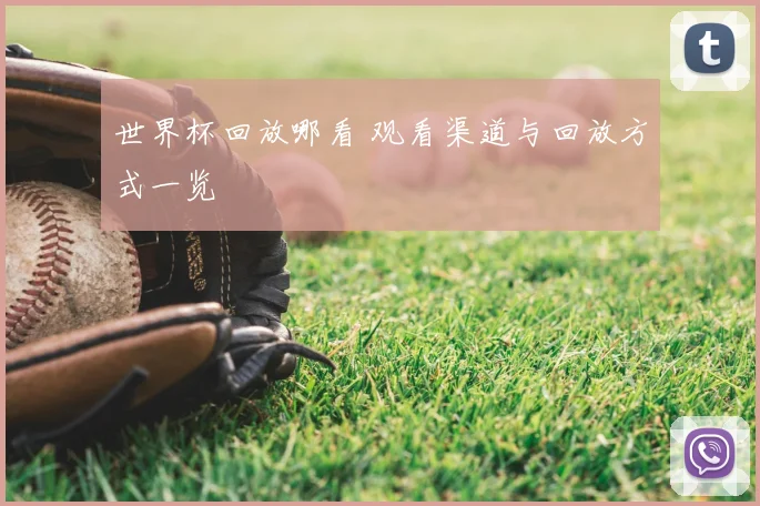 世界杯回放哪看 观看渠道与回放方式一览